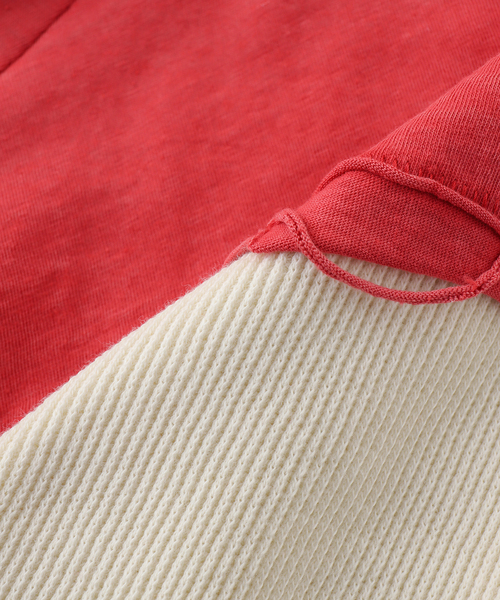 PULP/417EDIFICE(パルプフォーワンセブンエディフィス)の「STOCKHOLM SURFBOARD CLUB LAYER BOX TEE(Tシャツ/カットソー・メンズ・レッド・MEDIUM/SMALL)」の3枚目の写真