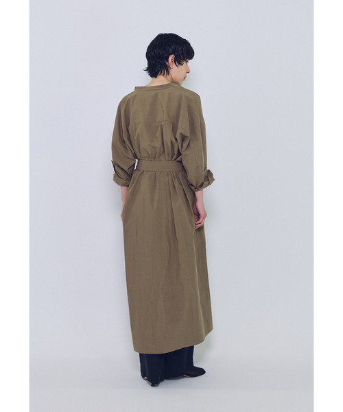 1er Arrondissement(プルミエアロンディスモン)の「タイプライターバンドカラースキッパーワンピース(ドレス・レディース・ブルー系その他3/モカ・36/38)」の18枚目の写真