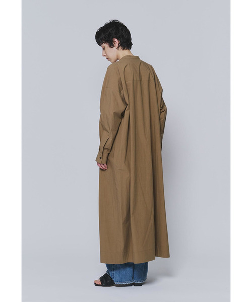 1er Arrondissement(プルミエアロンディスモン)の「タイプライターバンドカラースキッパーワンピース(ドレス・レディース・ブルー系その他3/モカ・36/38)」の22枚目の写真
