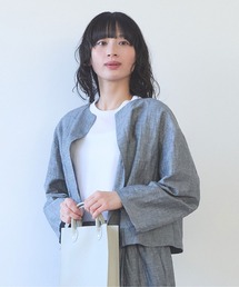 △L/C/Pe washer haori blouse