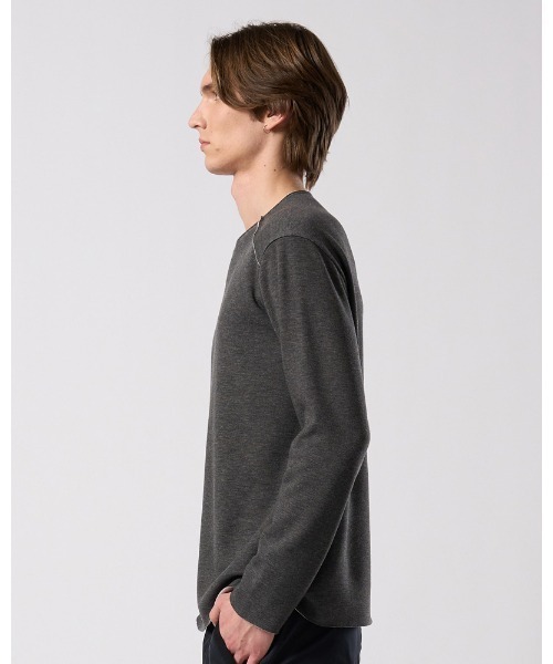 wjk(ダヴルジェイケイ)の「back boa cut-off crew(Tシャツ/カットソー・メンズ・ブラック/チャコールグレー/ホワイト・X-LARGE/LARGE/MEDIUM/SMALL)」の17枚目の写真