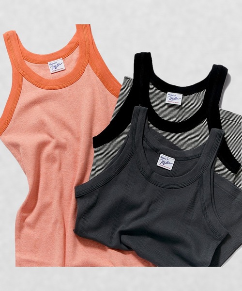 MILLER(ミラー)の「Robert P. Miller / パネルリブ PAN-A / 831C(タンクトップ・レディース・オレンジ/グレー/ブラック/グレー系その他/ライトピンク/オレンジ系その他/ブラック系その他/ホワイト系その他4/チャコールグレー/ホワイト/ホワイト系その他/ミント・FREE)」の21枚目の写真