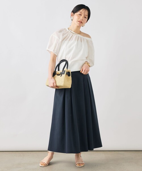 NOLLEY’S(ノーリーズ)の「ウォッシャブル袖ボリュームサッカーブラウス(シャツ/ブラウス・レディース・ホワイト/ブラック/サックスブルー・38)」の16枚目の写真