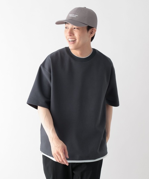 GLOBAL WORK(グローバルワーク)の「ライトクッションCOOLレイヤー/664274(Tシャツ/カットソー・メンズ・チャコールグレー/グレー/ライトベージュ/ネイビー/ブラック/カーキ・X-LARGE/MEDIUM/LARGE/SMALL)」の14枚目の写真