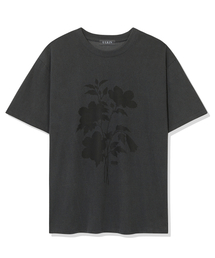 ULKIN（ウルキン）の「ミューテッドムグンオーバーサイズ半袖Tシャツ_チャコール（Tシャツ/カットソー）」