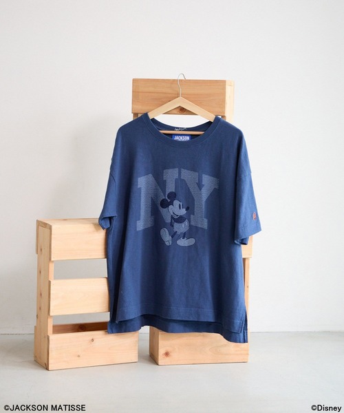 JACKSON MATISSE/BAYFLOW】「ミッキーマウス」プリントT（Tシャツ