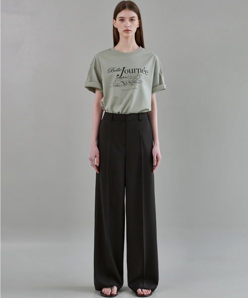 MALOUPE(マロップ)の「5216 レギュラーフィットグラフィックTシャツ(カーキ)(Tシャツ/カットソー・レディース・カーキ・FREE)」の5枚目の写真