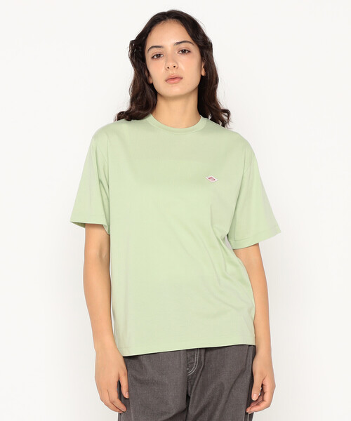 DANTON(ダントン)の「Women's Short Sleeve Inner T-shirt(Tシャツ/カットソー・レディース・ホワイト/ベージュ系その他/ピンク/ライトグリーン/サックスブルー/ブラック・XS/S/M)」の4枚目の写真