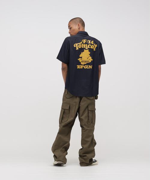 AVIREX(アヴィレックス)の「《WEB&DEPOT限定》S/S TOM CAT SILHOUETTE SHIRT / トムキャット シルエット シャツ / AVIREX / アヴィレックス(シャツ/ブラウス・メンズ・カーキ/ネイビー/オリーブ系・M/L/XL/2XL)」の19枚目の写真