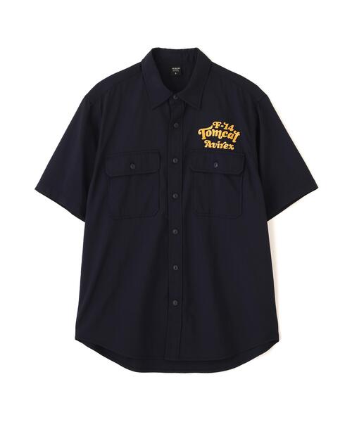 AVIREX(アヴィレックス)の「《WEB&DEPOT限定》S/S TOM CAT SILHOUETTE SHIRT / トムキャット シルエット シャツ / AVIREX / アヴィレックス(シャツ/ブラウス・メンズ・カーキ/ネイビー/オリーブ系・M/L/XL/2XL)」の22枚目の写真
