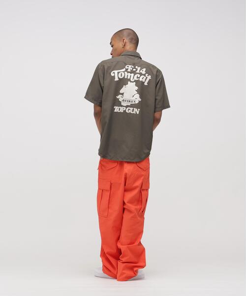 AVIREX(アヴィレックス)の「《WEB&DEPOT限定》S/S TOM CAT SILHOUETTE SHIRT / トムキャット シルエット シャツ / AVIREX / アヴィレックス(シャツ/ブラウス・メンズ・カーキ/ネイビー/オリーブ系・M/L/XL/2XL)」の7枚目の写真