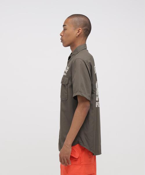 AVIREX(アヴィレックス)の「《WEB&DEPOT限定》S/S TOM CAT SILHOUETTE SHIRT / トムキャット シルエット シャツ / AVIREX / アヴィレックス(シャツ/ブラウス・メンズ・カーキ/ネイビー/オリーブ系・M/L/XL/2XL)」の9枚目の写真