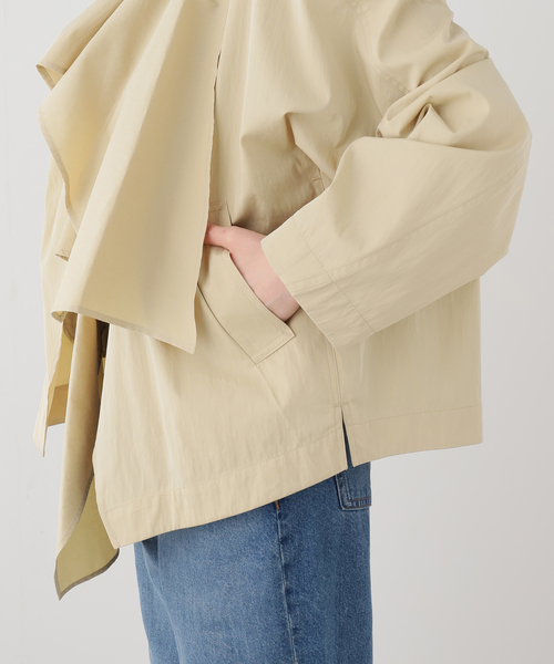 journal standard L'essage(ジャーナルスタンダードレサージュ)の「RECTO/レクト MUFFLER WRAP COAT (YELLOW BEIGE) コート RW26SWCT001BE(その他アウター・レディース・ベージュ・SMALL)」の5枚目の写真