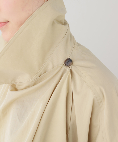 journal standard L'essage(ジャーナルスタンダードレサージュ)の「RECTO/レクト MUFFLER WRAP COAT (YELLOW BEIGE) コート RW26SWCT001BE(その他アウター・レディース・ベージュ・SMALL)」の6枚目の写真