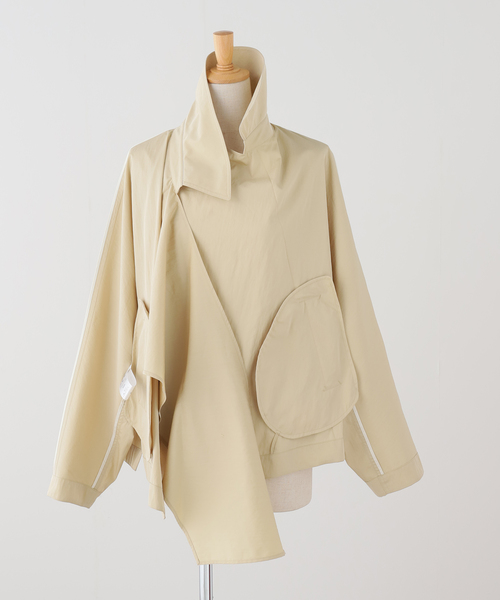 journal standard L'essage(ジャーナルスタンダードレサージュ)の「RECTO/レクト MUFFLER WRAP COAT (YELLOW BEIGE) コート RW26SWCT001BE(その他アウター・レディース・ベージュ・SMALL)」の7枚目の写真