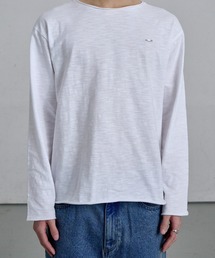 THE CLE（ザクレ）の「RAW EDGE LONG SLEEVE T-SHIRT（Tシャツ/カットソー）」