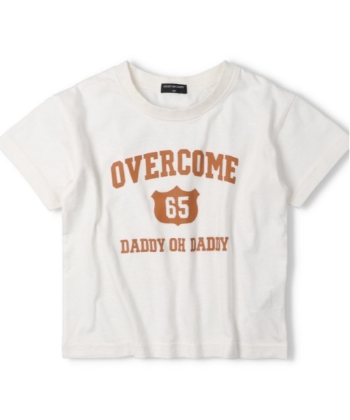Daddy Oh Daddy（ダディーオーダディー）の「【ジュニア・スクールサイズあり】ロゴプリント半袖Tシャツ（Tシャツ/カットソー・キッズ・ブルー/ホワイト・100/150/160/130/140/120/110）」の2枚目の写真