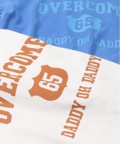 Daddy Oh Daddy（ダディーオーダディー）の「【ジュニア・スクールサイズあり】ロゴプリント半袖Tシャツ（Tシャツ/カットソー・キッズ・ブルー/ホワイト・100/150/160/130/140/120/110）」の6枚目の写真
