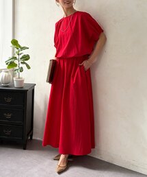 【セットアップ】バルーンブラウス×スカートSET