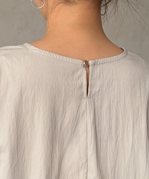 Chez toi(シェトワ)の「【セットアップ】バルーンブラウス×スカートSET(ワンピース・レディース・ブラック/ライトグレー/レッド・FREE)」の21枚目の写真