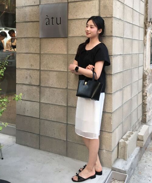 JULIAPEPE(ジュリアペペ)の「String Shirring Blouse (Black)(シャツ/ブラウス・レディース・その他・FREE)」の5枚目の写真