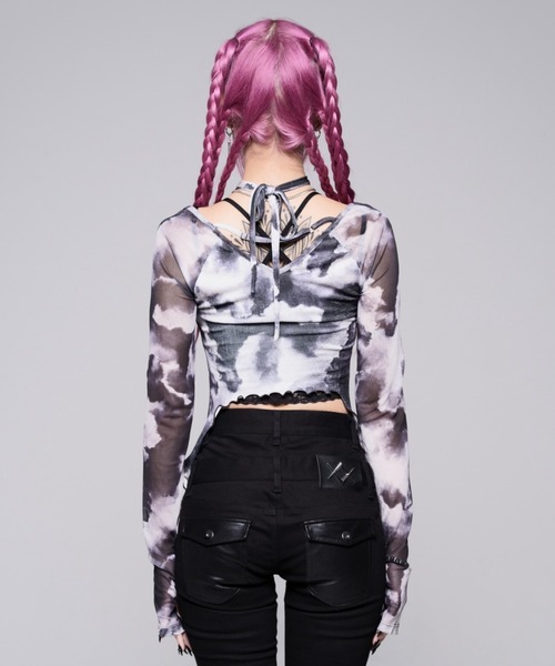 REFLEM(レフレム)の「『REFLEM/レフレム』シャーリングシアートップス(その他トップス・レディース・ブラック/A・L/M)」の8枚目の写真