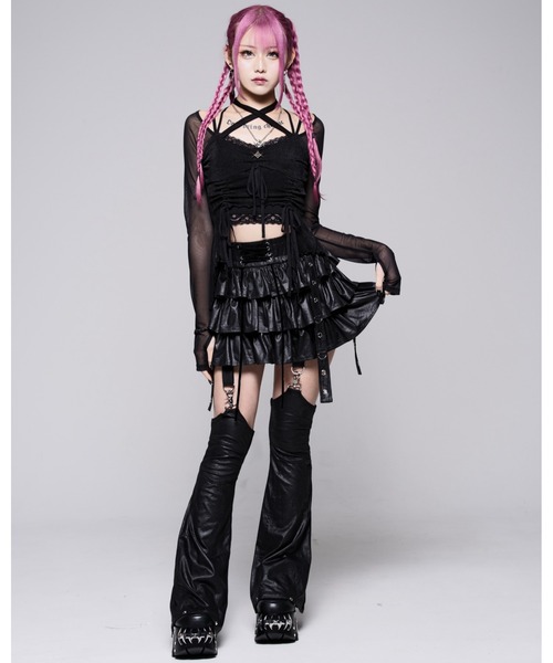 REFLEM(レフレム)の「『REFLEM/レフレム』シャーリングシアートップス(その他トップス・レディース・ブラック/A・L/M)」の15枚目の写真