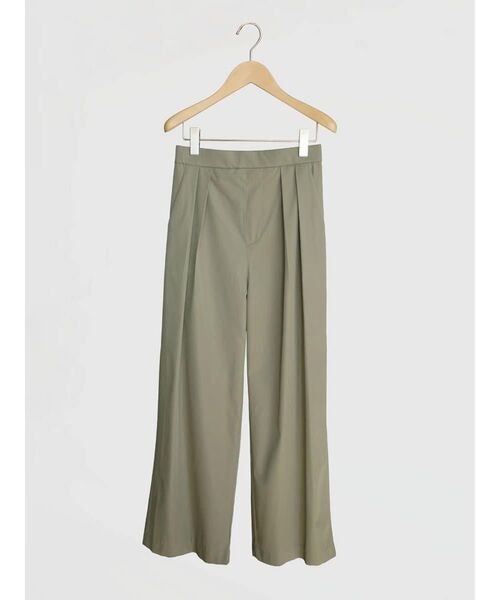 FIKA.（フィーカ）の「Tucked wide easy pants（その他パンツ・レディース・グレー系その他3/ブラック・SMALL/MEDIUM）」の4枚目の写真