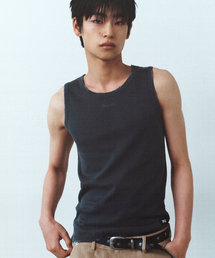 DRUNKTXT（ドランクテキスト）の「Damage Tank Top Charcoal（Tシャツ/カットソー）」