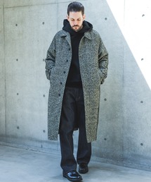 TECH TWEED HERRINGBONE / BALMACAAN COAT /M263127