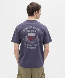 PRINT T-SHIRT "KEEP EM FLYING" / 半袖Tシャツ ”キープ エム フライング” / AVIREX / アヴィレックス