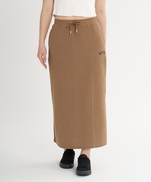 RVCA(ルーカ)の「RVCA ウィメンズ BALANCE BOX LONG SKIRT スカート 【2026年夏モデル】(スカート・レディース・ブラック/ネイビー/ブラウン系その他・SMALL/MEDIUM/LARGE)」の2枚目の写真