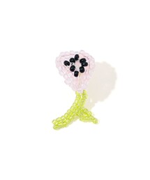 Pura Utz Pink Poppy 片耳ピアス