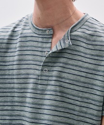 kutir（クティール）の「SNAP BUTTON RIB HENRY NECK T / スナップボタンリブヘンリーネックT 【新色追加】（Tシャツ/カットソー）」