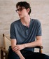 Adoon plain（アドーンプレーン）の「SNAP BUTTON RIB HENRY NECK T / スナップボタンリブヘンリーネックT（Tシャツ/カットソー・LARGE）」