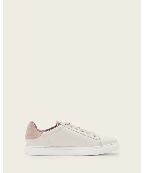 ALLSAINTS(オールセインツ)の「UNDERGROUND LEATHER SNEAKERS | アンダーグラウンド レザー スニーカー(スニーカー・レディース・ホワイト×ホワイト・UK3/UK4/UK5/UK6)」の1枚目の写真
