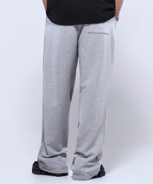 PHYSICAL GARMENTS（フィジカルガーメンツ）の「P2600 ツーピンタックワイドパンツ [2カラー]（スウェットパンツ・メンズ・グレー/ブラック・MEDIUM/LARGE/X-LARGE/XX-LARGE）」の4枚目の写真