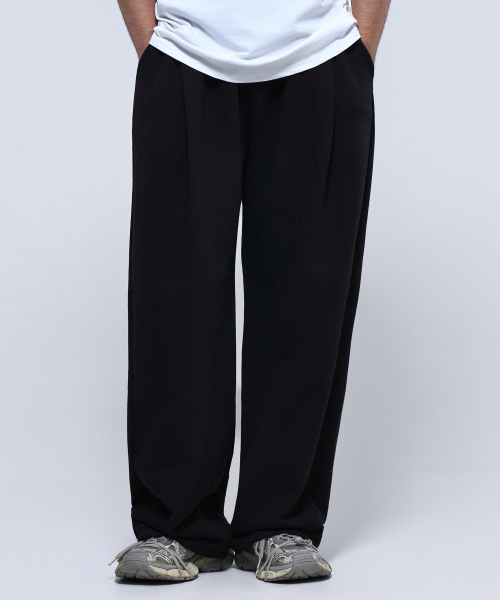 PHYSICAL GARMENTS（フィジカルガーメンツ）の「P2600 ツーピンタックワイドパンツ [2カラー]（スウェットパンツ・メンズ・グレー/ブラック・MEDIUM/LARGE/X-LARGE/XX-LARGE）」の7枚目の写真