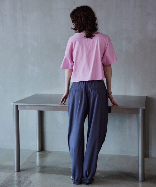 MAISON SPECIAL(メゾンスペシャル)の「Stitching Balloon Pants/スーチングバルーンパンツ(その他パンツ・レディース・ブラック/カーキ/グレー・36/38)」の19枚目の写真