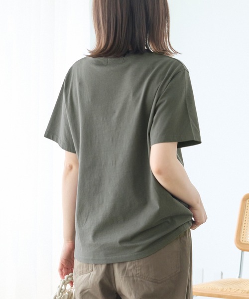 TRICOMER(トリコメル)の「【TRICOMER】VOYAGE A PARIS GIRL TEE|フォトT/ロゴT(Tシャツ/カットソー・レディース・ホワイト/チャコールグレー・F)」の9枚目の写真