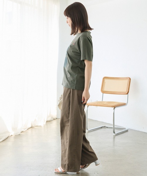 TRICOMER(トリコメル)の「【TRICOMER】VOYAGE A PARIS GIRL TEE|フォトT/ロゴT(Tシャツ/カットソー・レディース・ホワイト/チャコールグレー・F)」の15枚目の写真