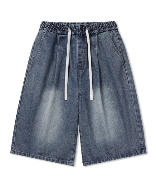 GRAYBLVD（グレイブラバット）の「ドドワイドデニムバンディングショーツ (2COLOR)（その他パンツ・レディース・ブラック/ブルー・MEDIUM/LARGE/X-LARGE）」の9枚目の写真