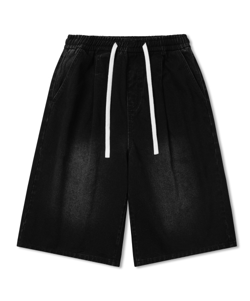 GRAYBLVD（グレイブラバット）の「ドドワイドデニムバンディングショーツ (2COLOR)（その他パンツ・レディース・ブラック/ブルー・MEDIUM/LARGE/X-LARGE）」の13枚目の写真
