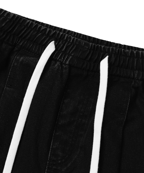 GRAYBLVD（グレイブラバット）の「ドドワイドデニムバンディングショーツ (2COLOR)（その他パンツ・レディース・ブラック/ブルー・MEDIUM/LARGE/X-LARGE）」の4枚目の写真