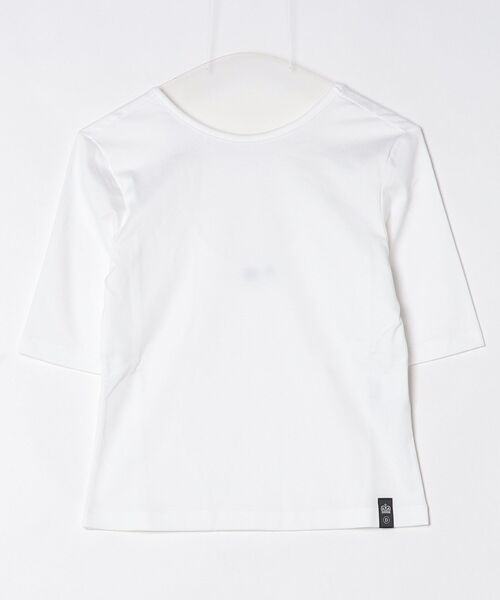 Sov.(ソブ)の「ストレッチフライスバックオープンカットソー(Tシャツ/カットソー・レディース・ブラック/サックスブルー・36/38)」の17枚目の写真