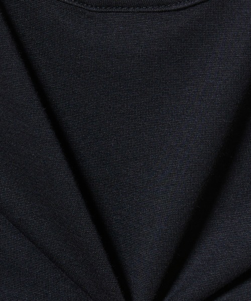 Sov.(ソブ)の「ストレッチフライスバックオープンカットソー(Tシャツ/カットソー・レディース・ブラック/サックスブルー・36/38)」の11枚目の写真