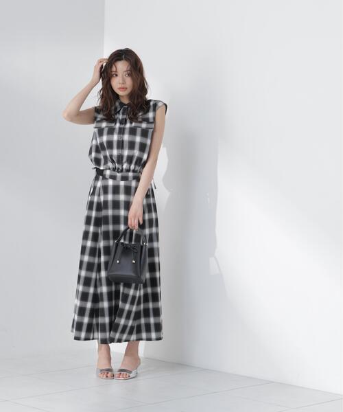 PROPORTION BODY DRESSING(プロポーションボディドレッシング)の「フレンチスリーブ短丈シャツ / 1216210604(シャツ/ブラウス・レディース・グレー/ブラック系その他・FREE)」の20枚目の写真