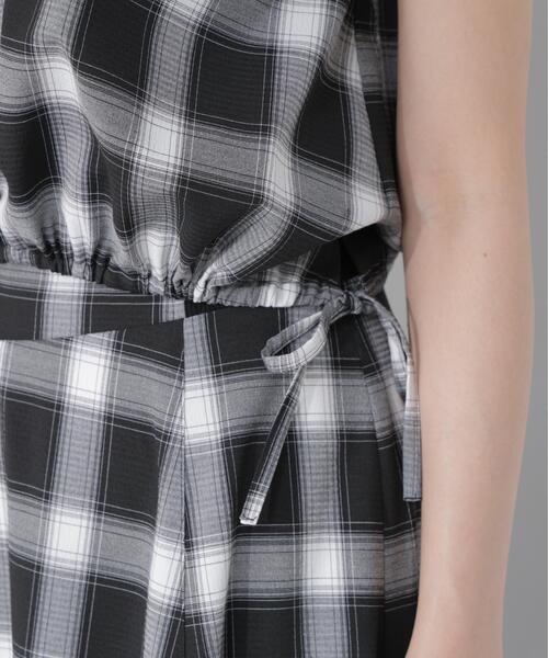 PROPORTION BODY DRESSING(プロポーションボディドレッシング)の「フレンチスリーブ短丈シャツ / 1216210604(シャツ/ブラウス・レディース・グレー/ブラック系その他・FREE)」の18枚目の写真