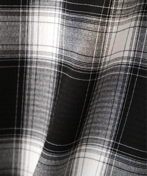 PROPORTION BODY DRESSING(プロポーションボディドレッシング)の「フレンチスリーブ短丈シャツ / 1216210604(シャツ/ブラウス・レディース・グレー/ブラック系その他・FREE)」の3枚目の写真