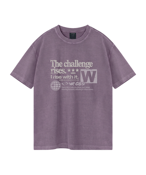 WILDROCK(ワイルドロック)の「チャレンジピグメントオーバーサイズ半袖Tシャツ(クロップ含む)(Tシャツ/カットソー・レディース・チャコール/ブルー/ホワイト/ブラック/カーキ/ライトパープル/ベビーピンク/ライトグレー・SMALL/FREE/X-SMALL/LARGE/MEDIUM)」の7枚目の写真
